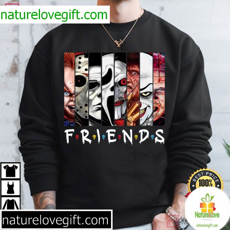 Horror Movie Friends Halloween T-Shirt Horror Movie Friends Halloween T-Shirt