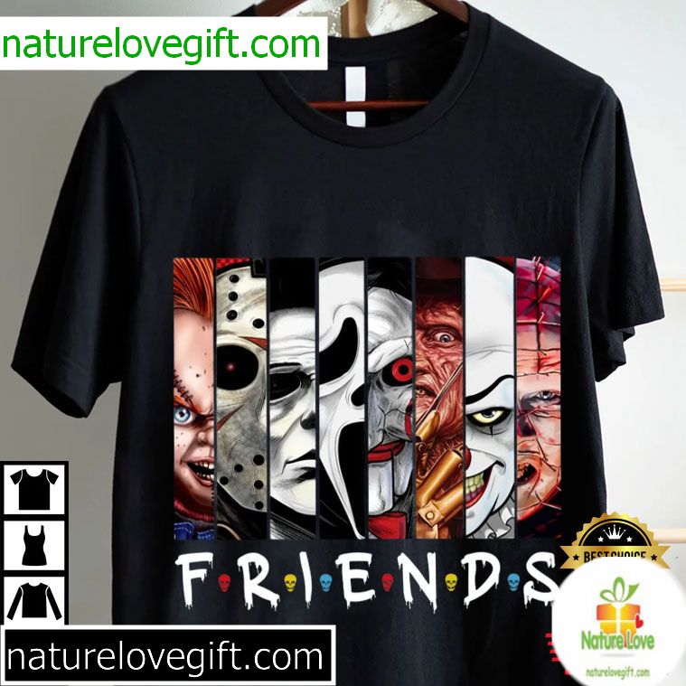Horror Movie Friends Halloween T-Shirt Horror Movie Friends Halloween T-Shirt