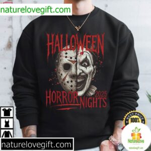 Halloween Horror Nights 2025 Horror Movie Spooky Killer T Shirt (4)