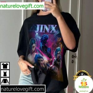 Arcane Jinx League of Legends Movie Series Merch T Shirt 2