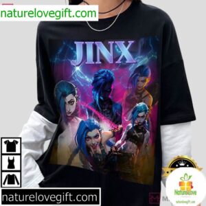 Arcane Jinx League of Legends Movie Series Merch T Shirt 3