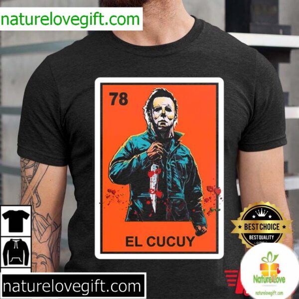Michael Myers Horror T-Shirt El Cucuy Loteria Halloween Tee