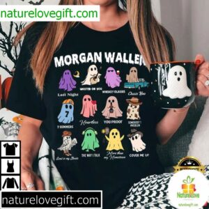 Morgan Wallen Ghost Halloween T-Shirt Music Tee