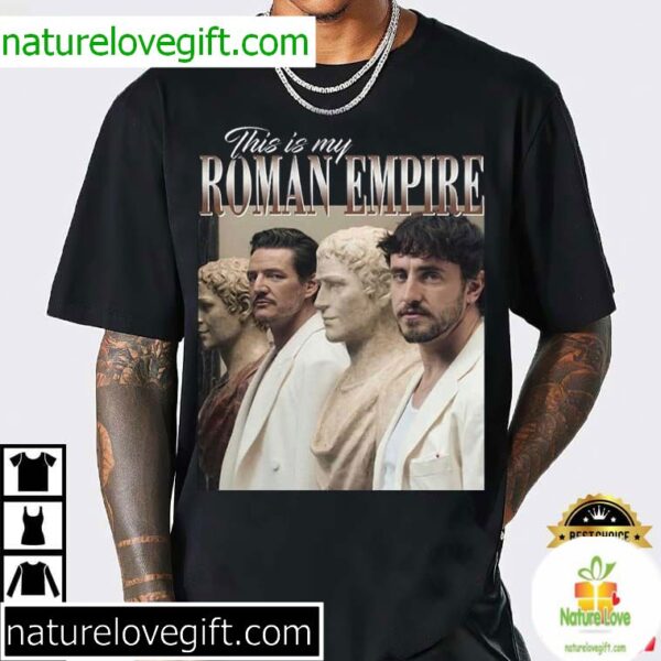 Paul Mescal Pedro Pascal Roman Empire Retro T-Shirt