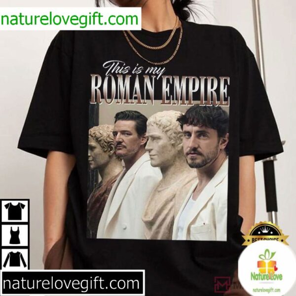 Paul Mescal Pedro Pascal Roman Empire Retro T-Shirt