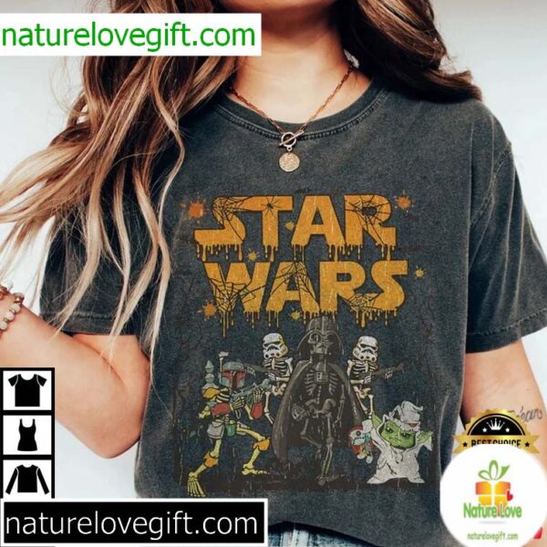 Star Wars Halloween T-Shirt Retro Comfort Colors Style