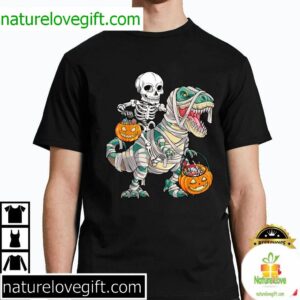 T Rex Skeleton Halloween Trending Best Dinosaur T-Shirt