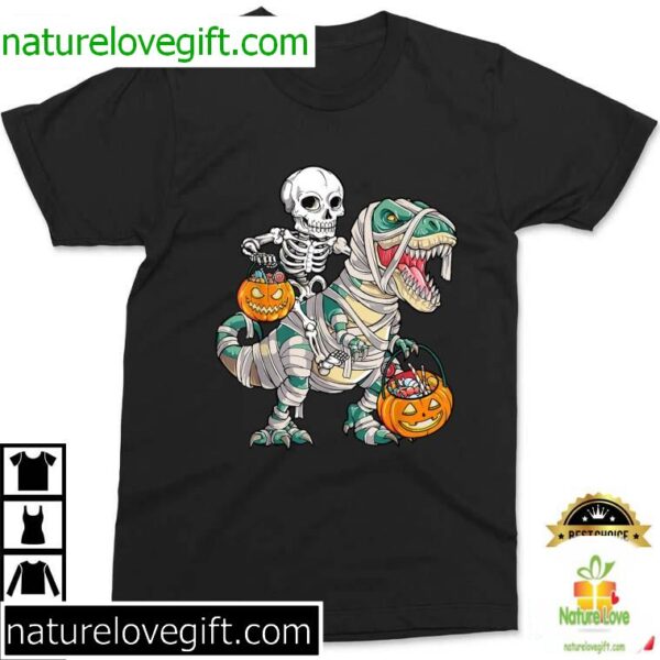 T Rex Skeleton Halloween Trending Best Dinosaur T-Shirt