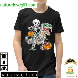 Dinosaur T Rex Skeleton Halloween Trending Best T Shirt 3