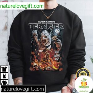 Damien Leone Terrifier Art Clown Halloween Horror Movie T Shirt (1)
