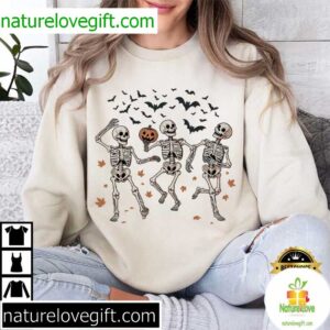 Fuck Trump Dancing Skeleton Halloween Spooky Secret Message T Shirt (4)