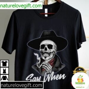 Val Kilmer Doc Holliday Im Your Huckleberry Say When T Shirt 3