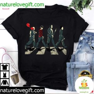 Abbey Road Horror Movies Characters Vintage Best T Shirt 4