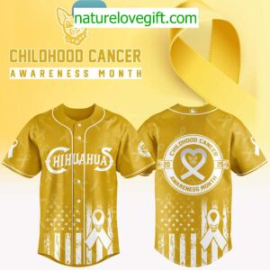 2025 Chihuahuas Childhood Cancer Awareness Jersey El Paso