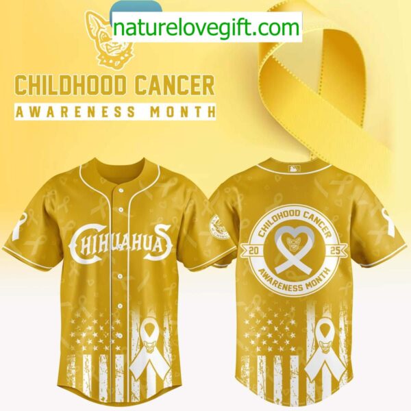 2025 Chihuahuas Childhood Cancer Awareness Jersey El Paso