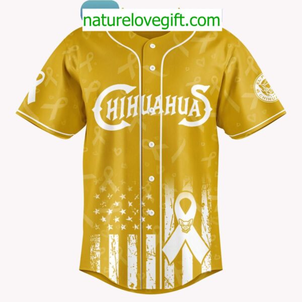2025 Chihuahuas Childhood Cancer Awareness Jersey El Paso