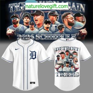 2026 Detroit Tigers Jersey Schedule Champions Edition