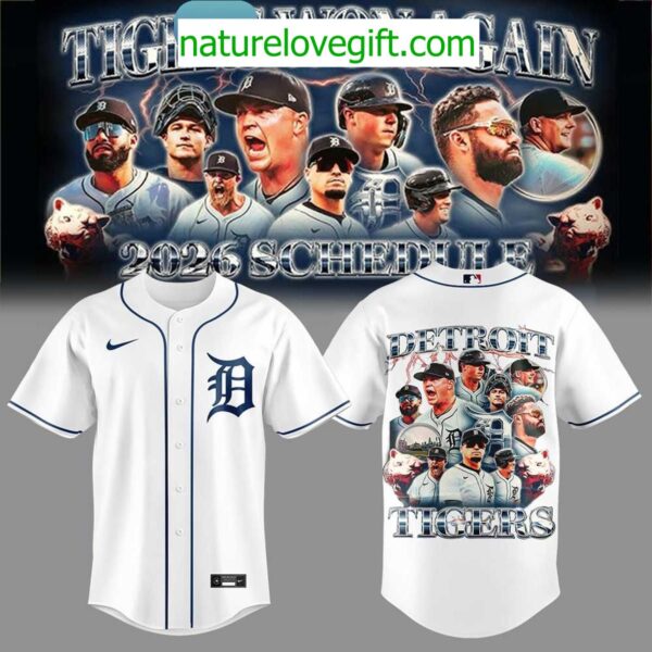 2026 Detroit Tigers Jersey Schedule Champions Edition