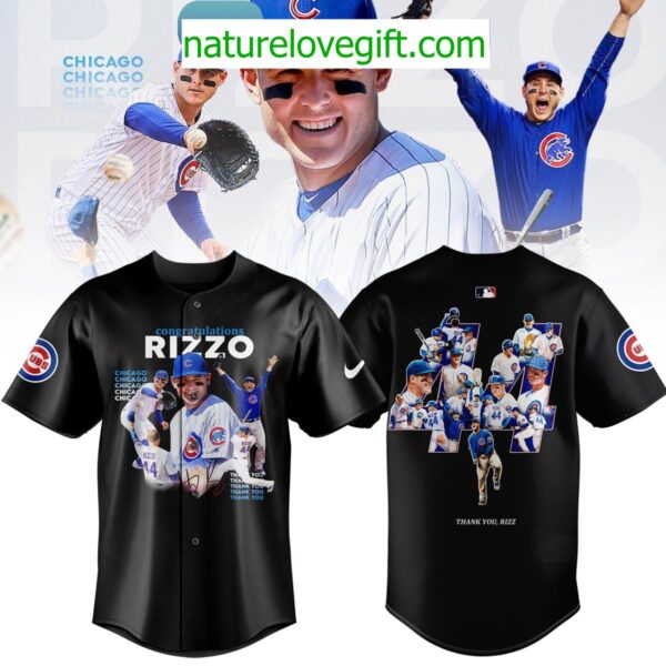 Anthony Rizzo Cubs Retirement Jersey Thank You Memories