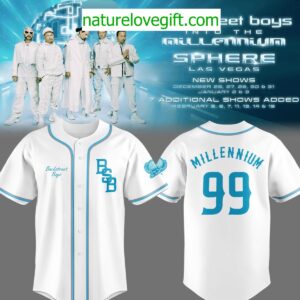 Backstreet Boys Millennium White Jersey Into The 2000s Tour Backstreet Boys Millennium White Jersey Into The 2000s Tour