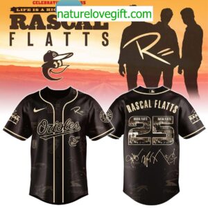 Baltimore Orioles Rascal Flatts 25th Anniversary Tour Jersey