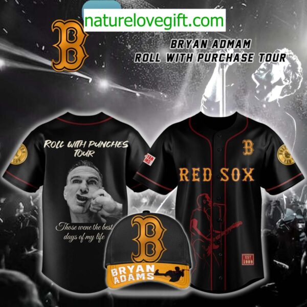 Boston Red Sox 2025 Bryan Adam Tour Jersey Roll With Purchase