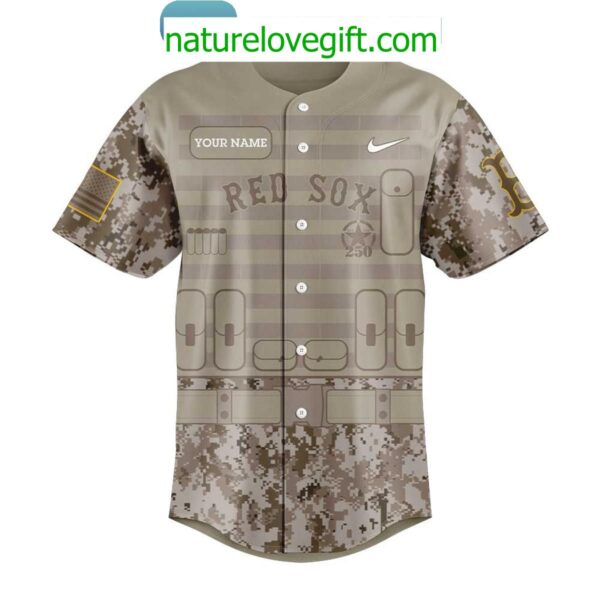 Boston Red Sox 2025 Military Appreciation Jersey 250th Anniversary