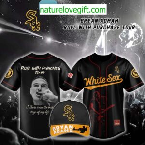 Bryan Adams 2025 Tour Jersey Chicago White Sox Roll With Purchase Bryan Adams 2025 Tour Jersey Chicago White Sox Roll With Purchase