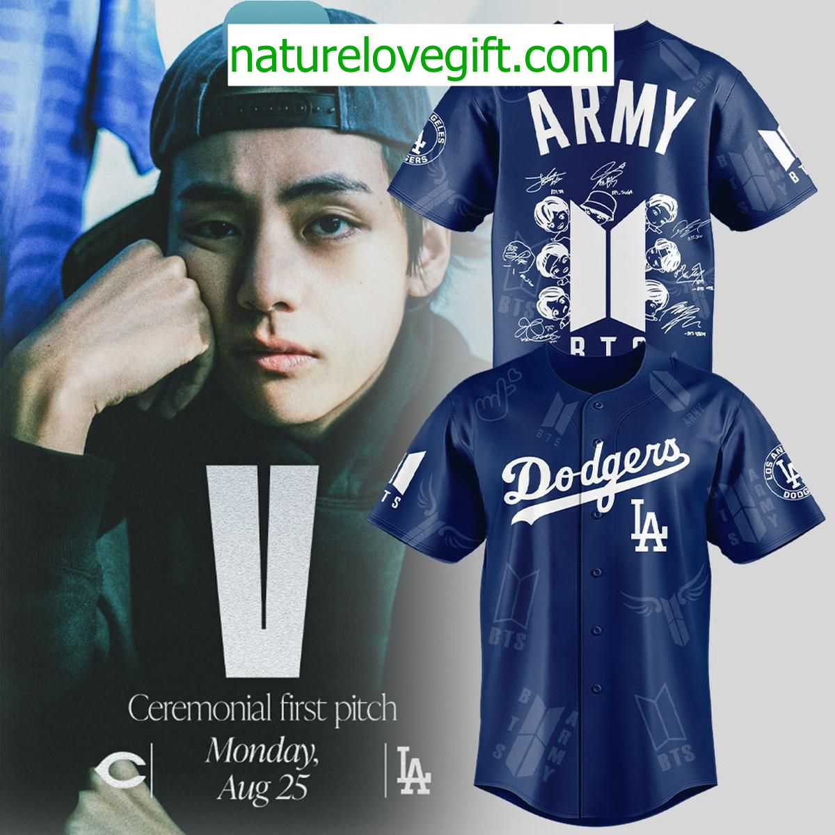 Dodgers BTS Army Jersey Los Angeles Baseball Fan Shirt Dodgers BTS Army Jersey Los Angeles Baseball Fan Shirt