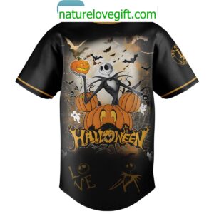 Los Angeles Dodgers The Nightmare Before Christmas Jack Skellington Halloween Jersey 3 1