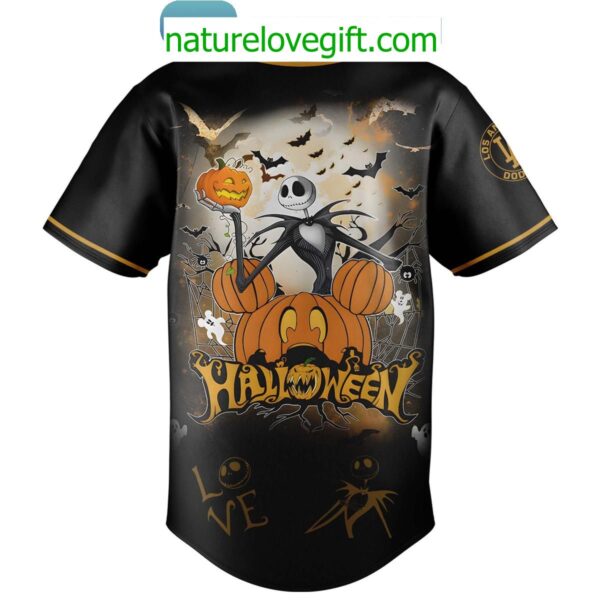 Dodgers Jack Skellington Halloween Jersey Nightmare Before Christmas