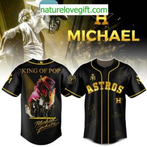 Houston Astros Michael Jackson King of Pop Baseball Jersey