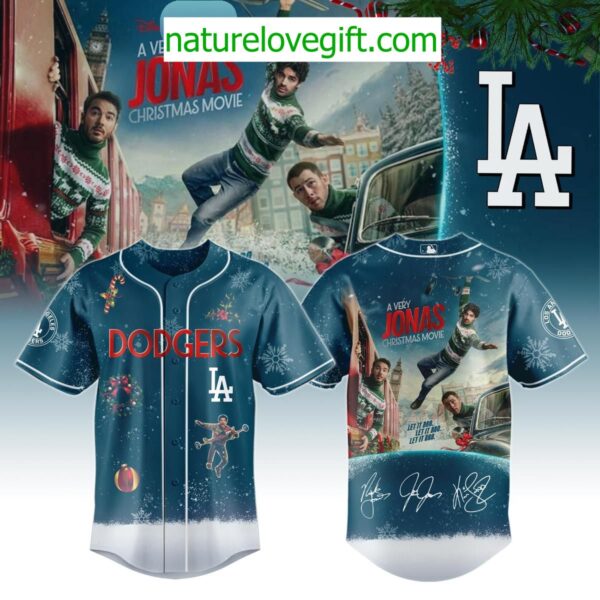 Los Angeles Dodgers 2025 Christmas Jersey Jonas Movie