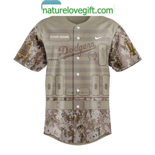 Los Angeles Dodgers 2025 Military Appreciation Jersey 250th Anniversary