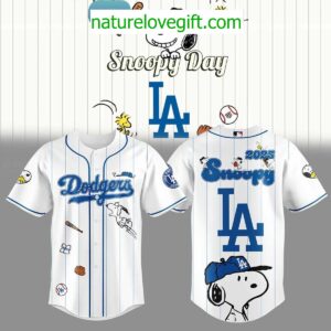 Los Angeles Dodgers 2025 Snoopy Jersey