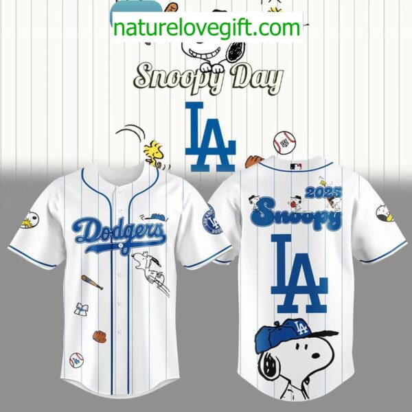 Los Angeles Dodgers 2025 Snoopy Jersey