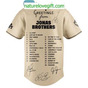 Los Angeles Dodgers x Greetings From Jonas Brothers Jersey