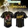 Los Angeles Dodgers Michael Jackson King Of Pop Baseball Jersey