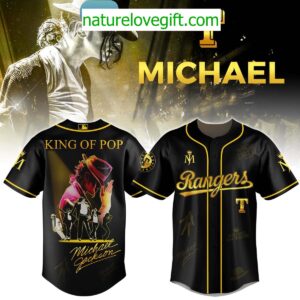 Michael Jackson King of Pop Texas Rangers Jersey