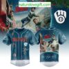 Milwaukee Brewers 2025 Jonas Christmas Movie Jersey