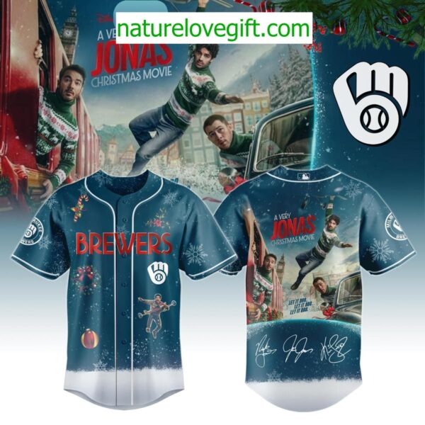 Milwaukee Brewers 2025 Jonas Christmas Movie Jersey