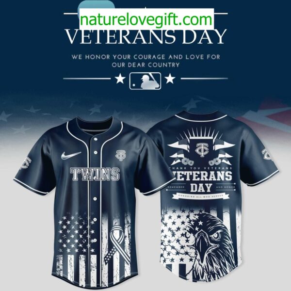 Minnesota Twins 2025 Veterans Day Jersey