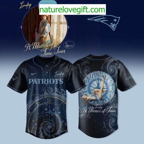New England Patriots Laufey 2025 Tour Jersey Time Matter