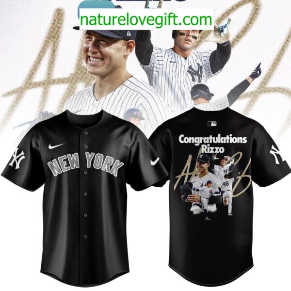 New York Yankees Anthony Rizzo Retirement 2025 Jersey