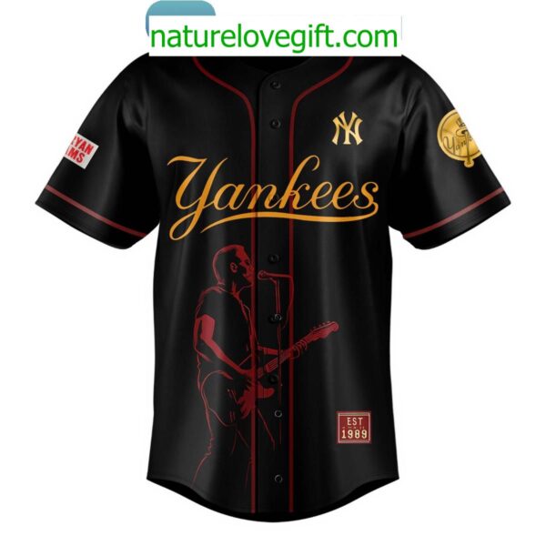 New York Yankees Bryan Adams 2025 Tour Jersey Roll With Purchase