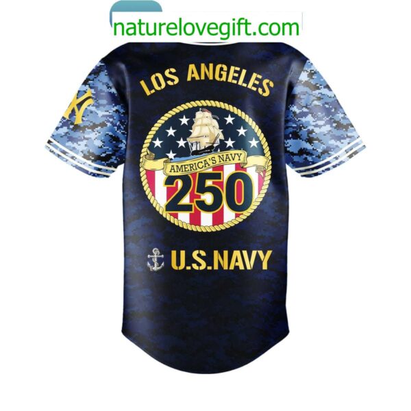 New York Yankees Navy 250th Birthday 2025 Commemorative Jersey