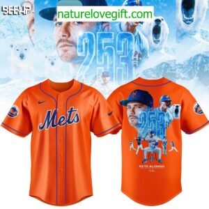 Pete Alonso 253 Home Run Jersey New York Mets Fan Apparel