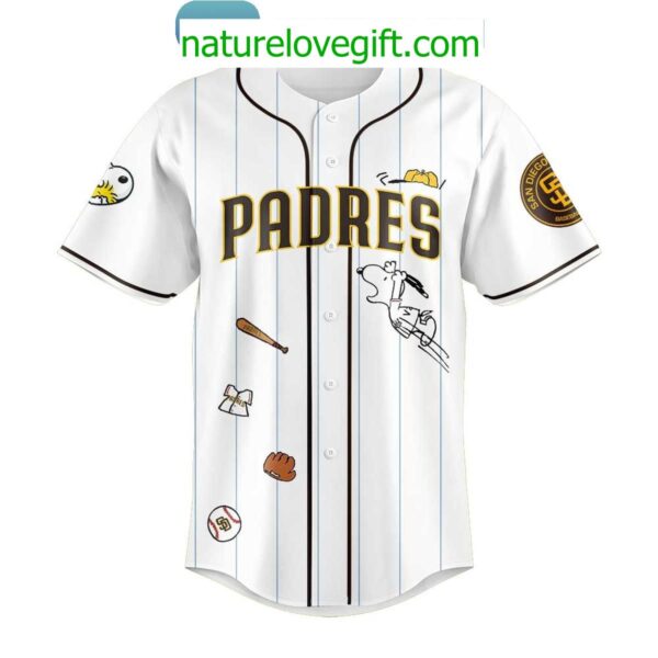 San Diego Padres 2025 Snoopy Jersey MLB Fan Apparel