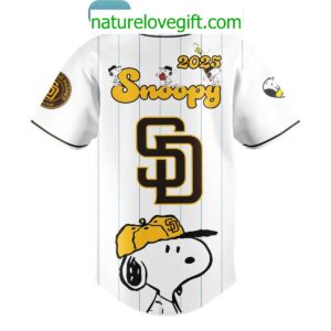 San Diego Padres Snoopy Day 2025 Jersey