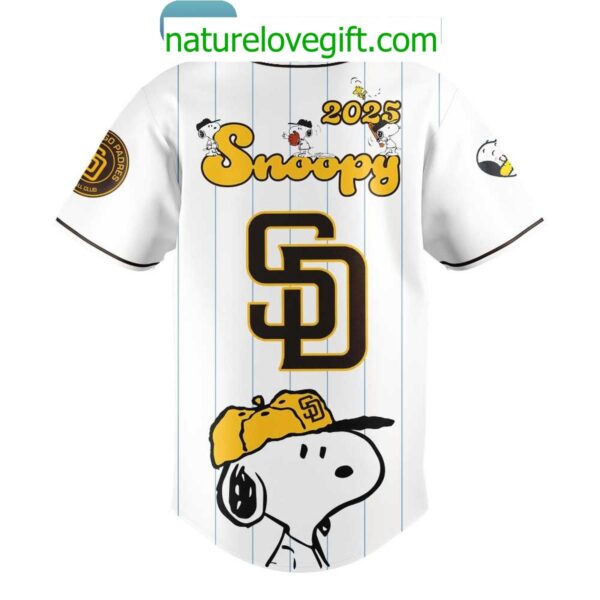 San Diego Padres 2025 Snoopy Jersey MLB Fan Apparel